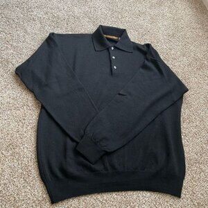 Vintage 80s Merino Wool Sweater Made In Italy By Todays Man Size L